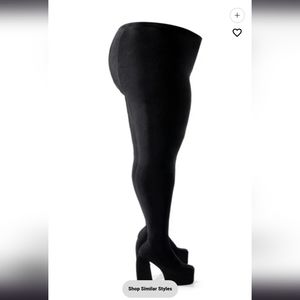 Plus Size High Waisted Pant Platforms